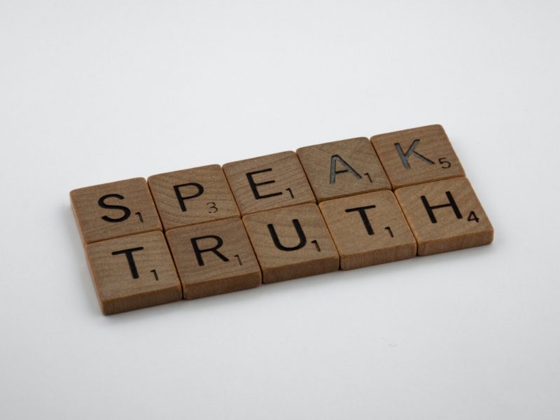 Time to belt up with the truth.  Be prepared to speak and reflect the truth.