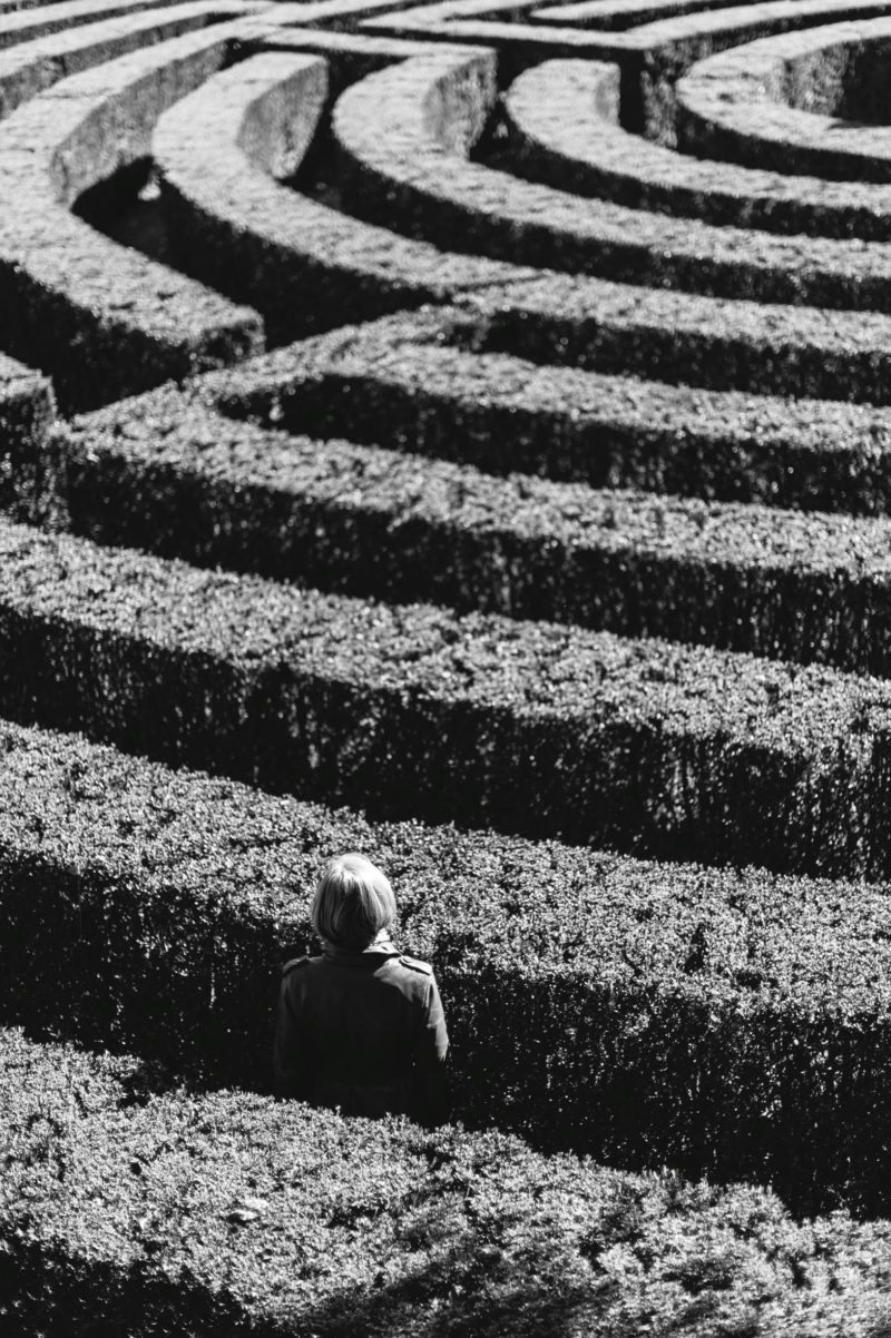 Lost in a maze. What is your story - everyone has one.