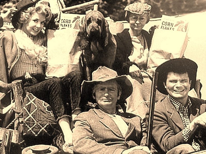 The Beverly Hillbillies.  True to who they are in spite of money and new high end friends.