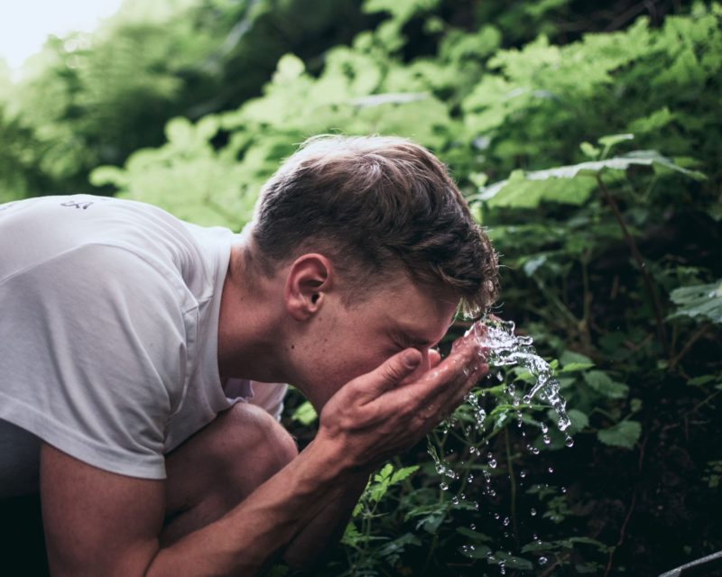 Nothing like a cold splash of water in the face to refresh you.  Ready, Reset, Go...