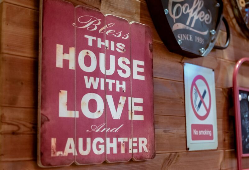 bless this house with love and laughter with "The Yoke is on You."