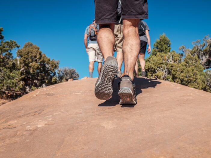 Put your shoes on, we're going for a walk.