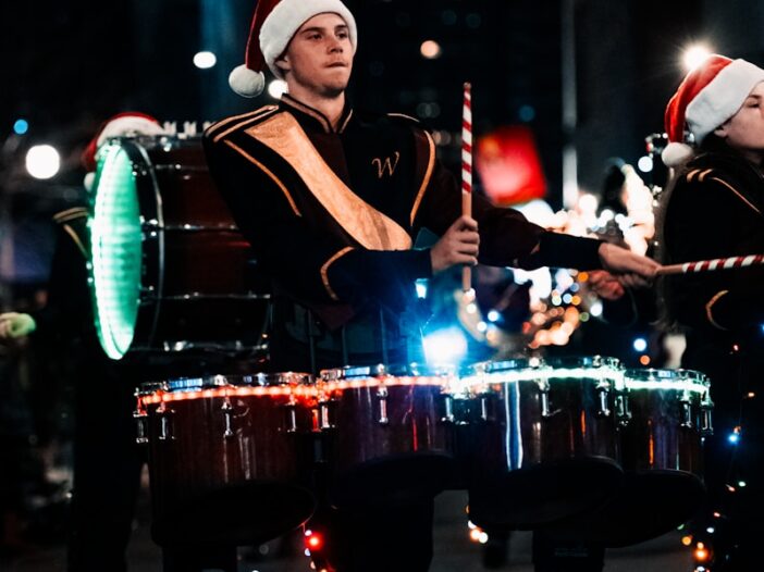 12 days before Christmas the drummers are drumming