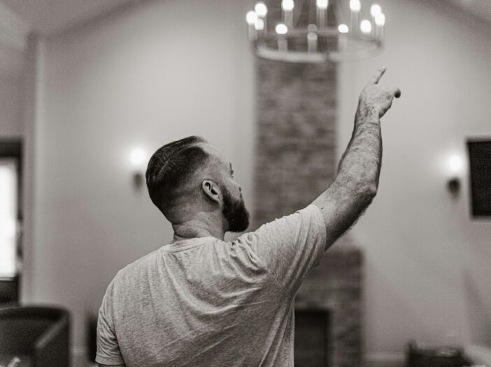 God said, "I told you" so clearly it couldn't be missed.