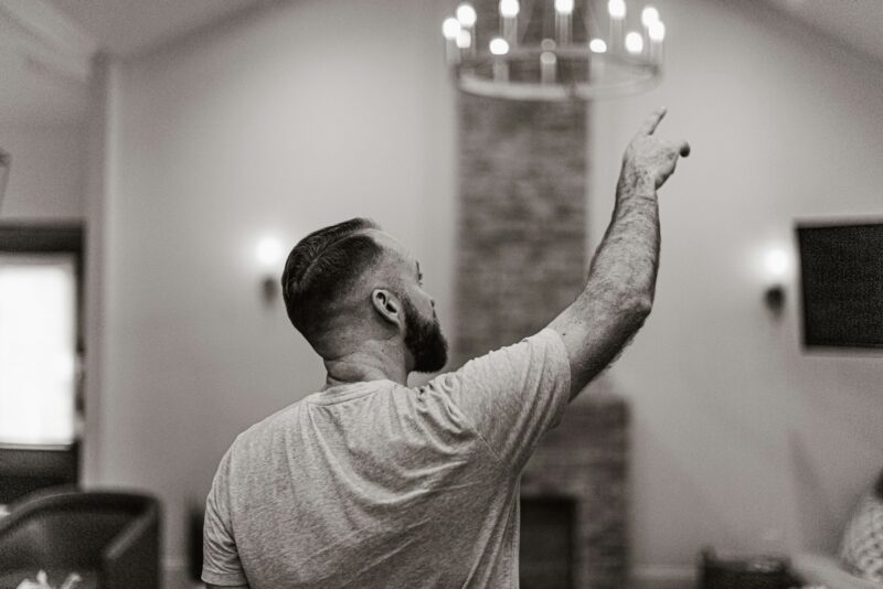 God said, "I told you" so clearly it couldn't be missed.