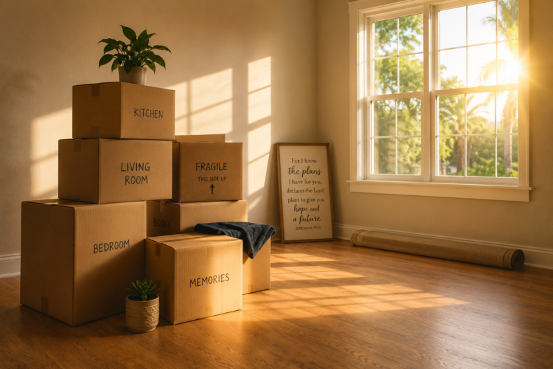 packing up faith is an act of obedience