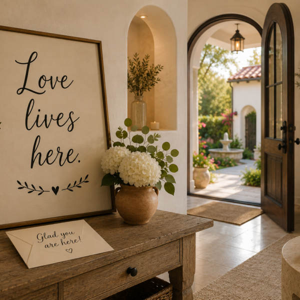 Making room, not only in our home but in our hearts