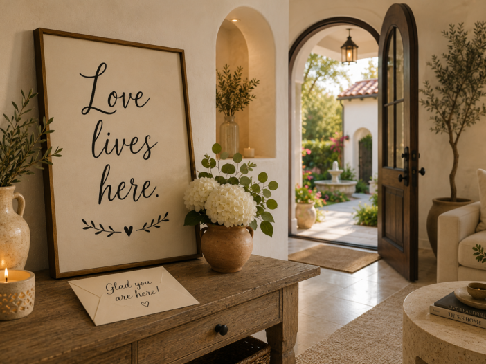 Making room, not only in our home but in our hearts