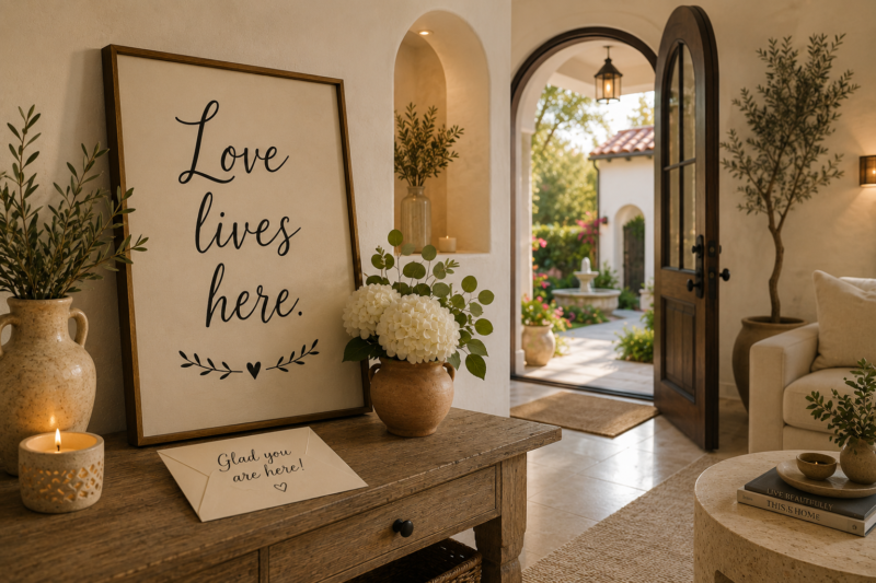 Making room, not only in our home but in our hearts
