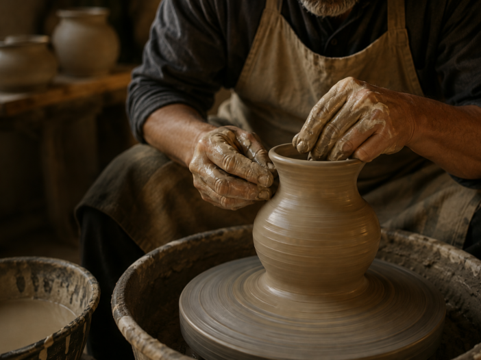 From waiting to wonder, that is us in the Potter's hands.