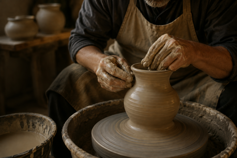 From waiting to wonder, that is us in the Potter's hands.
